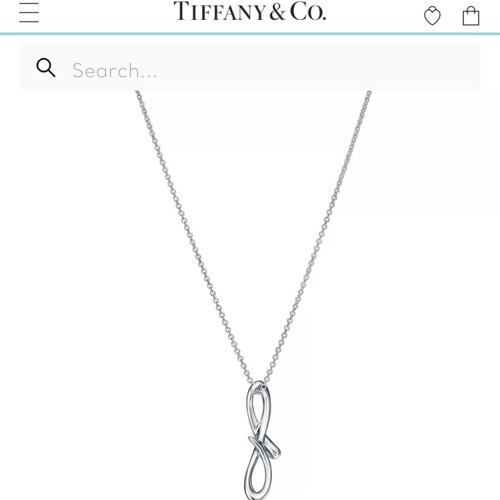 Tiffany & Co Alphabet letter F pendant